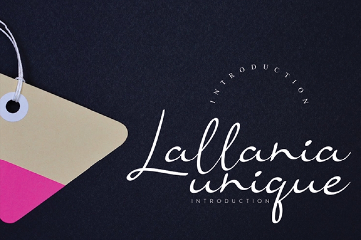 Lallania Unique Font Download