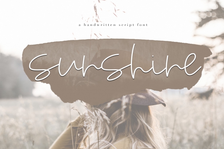 Sunshine - A Handwritten Script Font Font Download