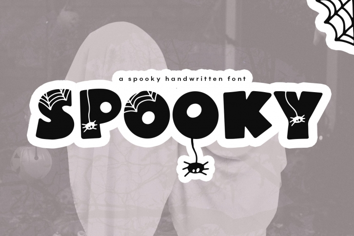 Spooky - A Quirky Halloween Font Font Download