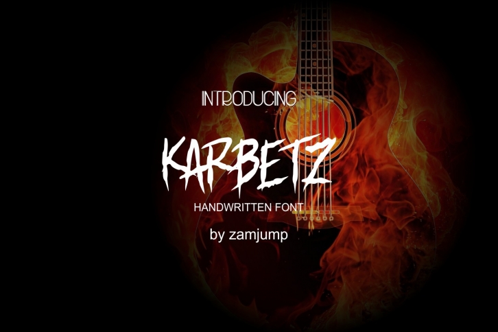 KARBETZ handwritten font Font Download