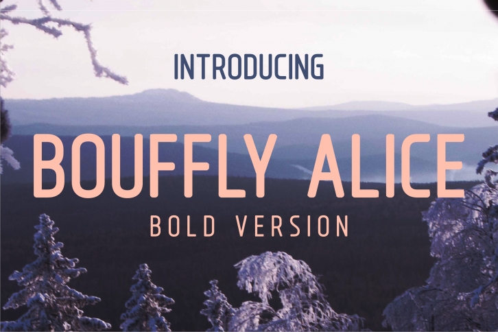 Bouffly Alice Bold Versionl Elegant font sans serif Font Download