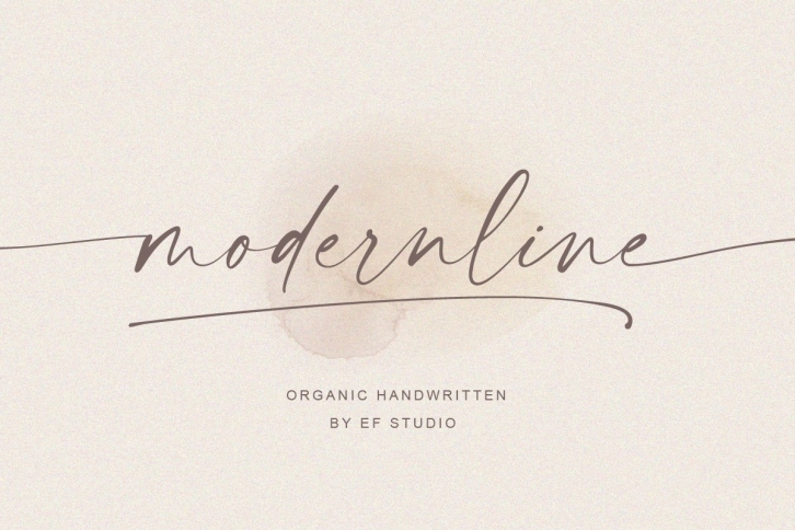 modernline | handwritten font Font Download