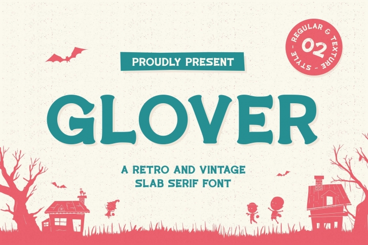 Glover - Vintage Slab Font Font Download