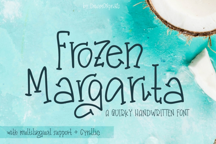 Frozen Margarita - a Quirky Handwritten Font Font Download