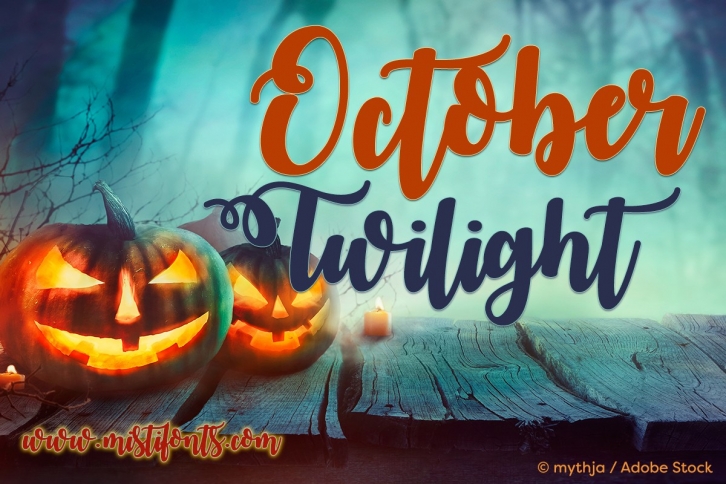 October Twilight Font Download