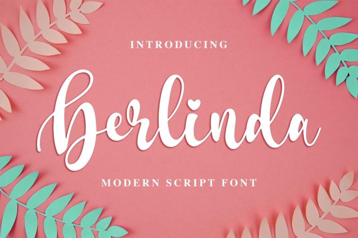 Berlinda - Modern Script Font Font Download