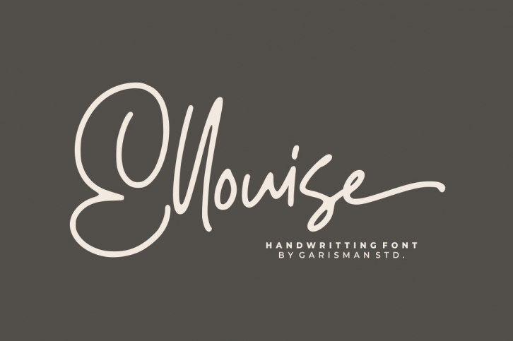 Ellouise - Handwritten Font Font Download