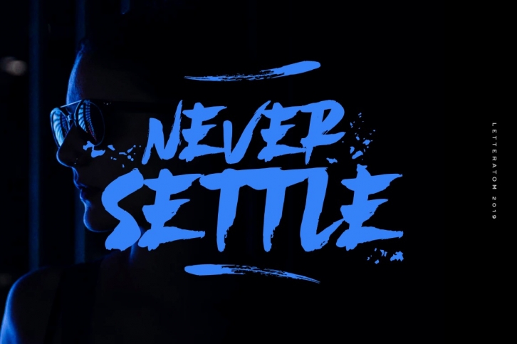 Never Settle Font Download