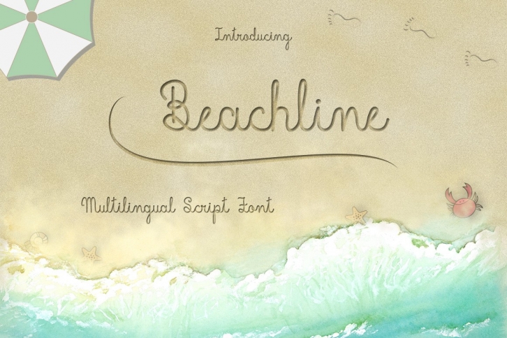 Beachline Multilingual Script Font Font Download