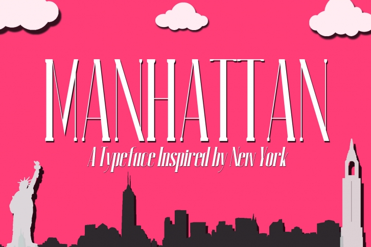 MANHATTAN A New York Typeface Font Download