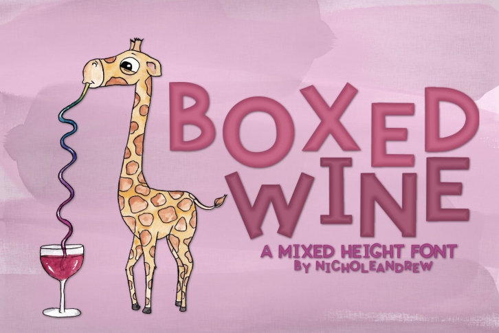Boxed Wine Font Download