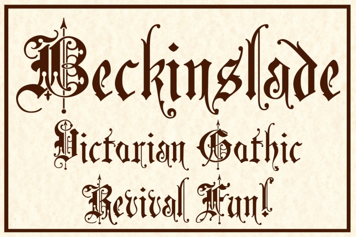 Beckinslade Font Download