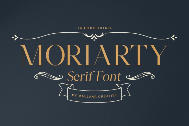 Moriarty Serif Font Font Download