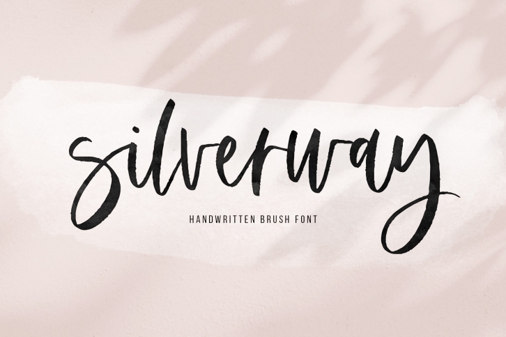 Silverway - A Modern Handwritten Script Font Font Download