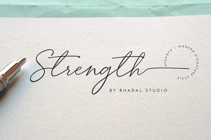 Strength Font Download