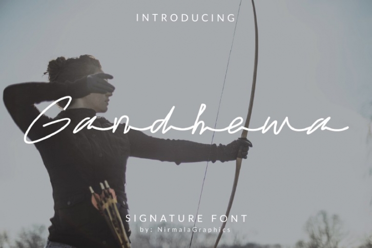 Gandhewa Signature Font Font Download