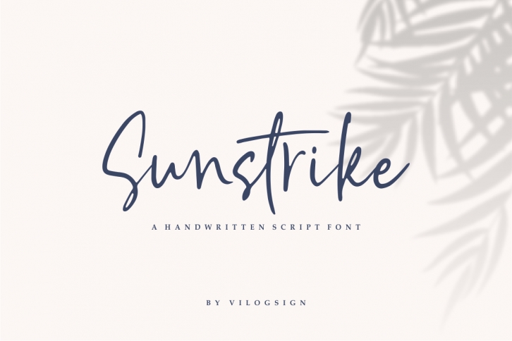 Sunstrike a Handwritten Script Font Font Download