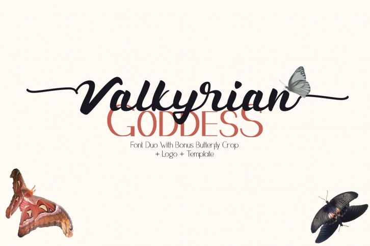 Valkyrian Goddess Font Duo Font Download