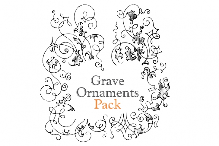 Grave Ornaments (pack) Font Download