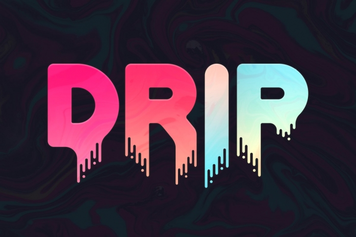 Drip - Liquid Font Font Download