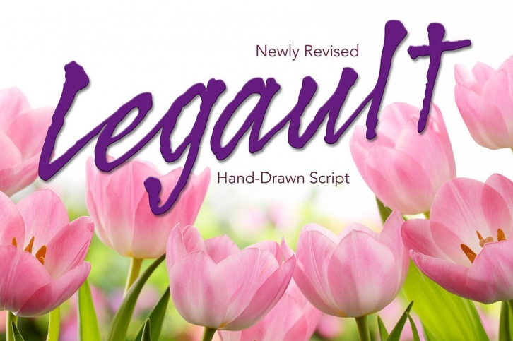 Legault Regular Hand-Drawn Font Font Download