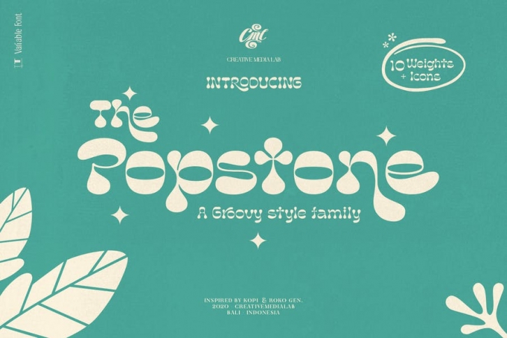Popstone - Groovy Family + Variable Font Download