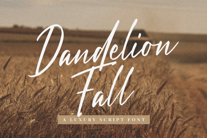 Dandelion Fall Font Download