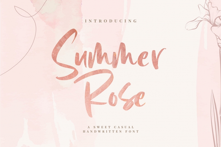 Summer Rose Font Download
