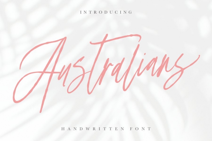 Australians - Handwritten Font MS Font Download