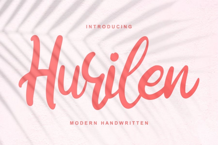 Hurilen | Modern Handwritten Script Font Font Download