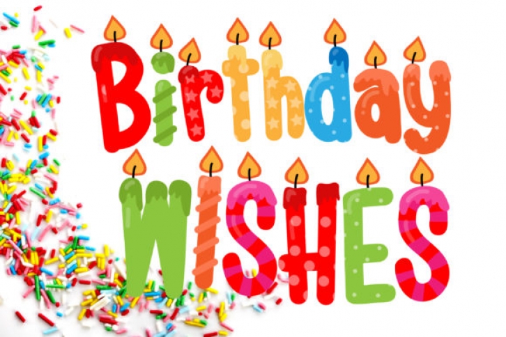 Birthday Wishes  Duo Font Download