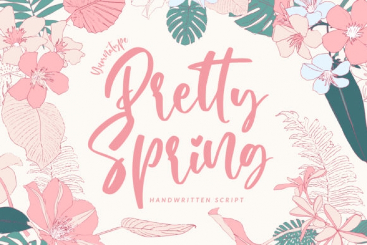 Pretty Spring Font Download