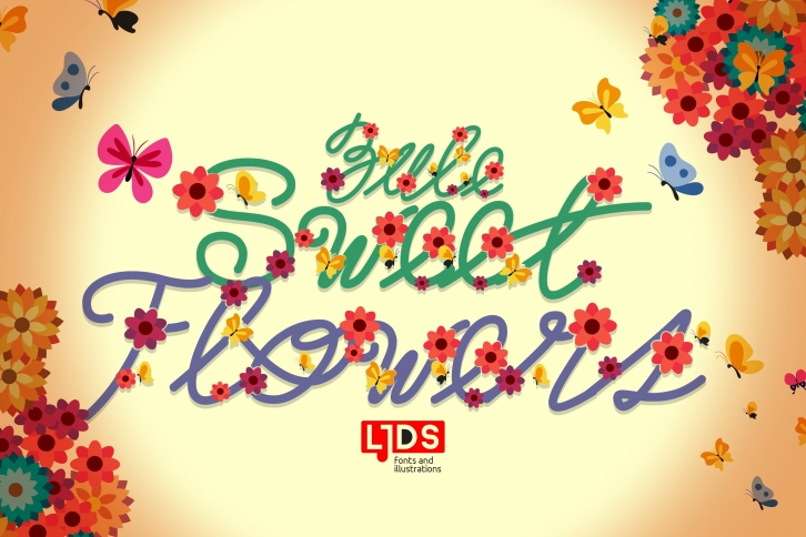 Zule Sweet Flowers Font Download