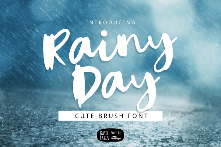 Rainy Day Brush Font Font Download