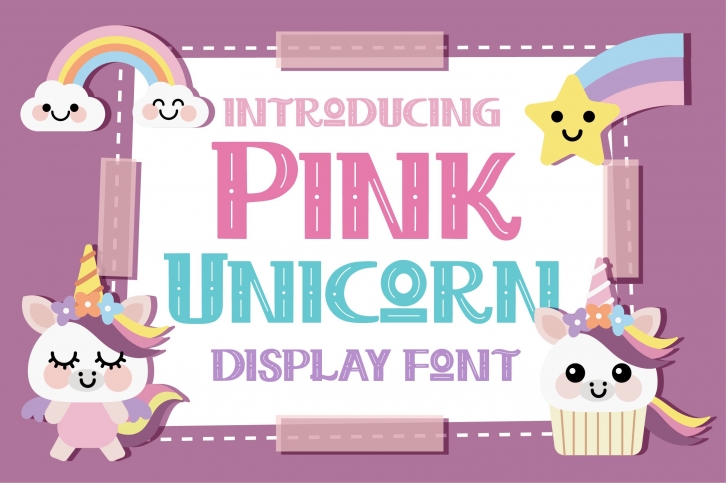 Pink Unicorn Font Download