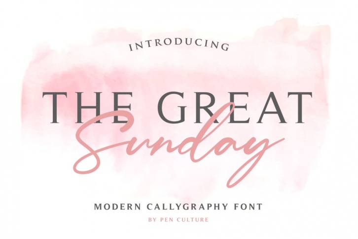 The Great Sunday Font Download