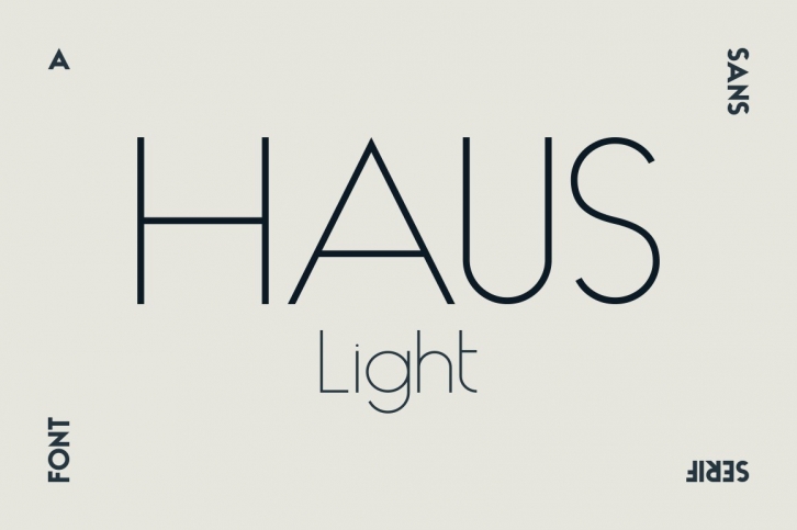 HAUS Sans Light Font Download