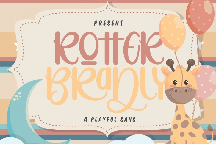 Rotter Bradly | A Playful Sans Font Download