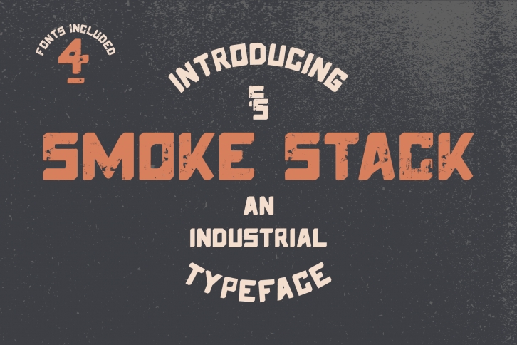 Smoke Stack - Industrial San-Serif Font Download