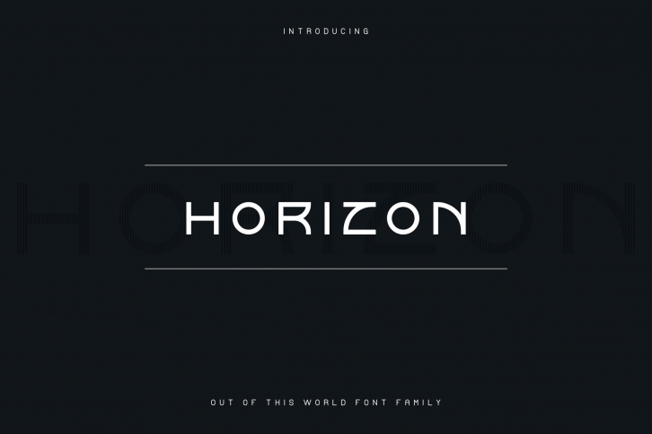 Horizon font family Font Download