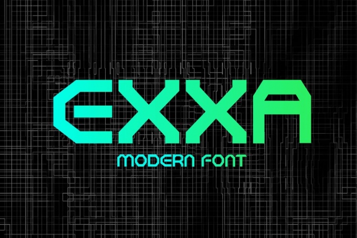 EXXA Font Download