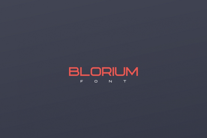 BLORIUM font Font Download