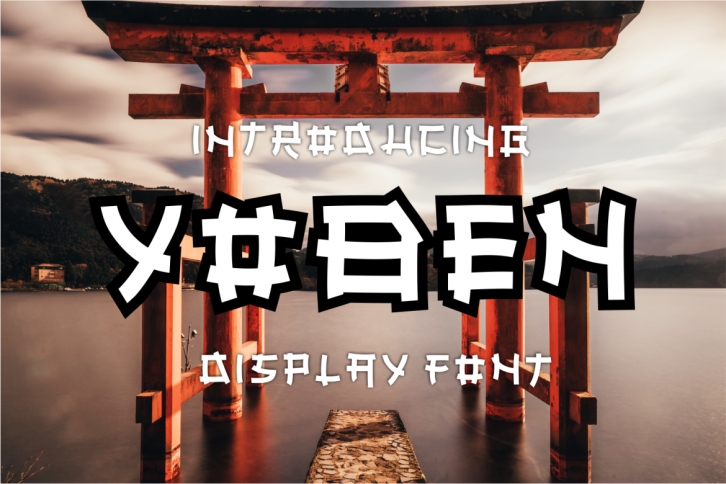 YOBEN-JAPANESE STYLE FONT Font Download