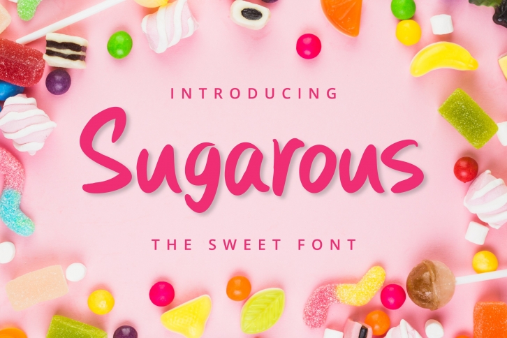 Sugarous - Sweet Handwritten Font Font Download
