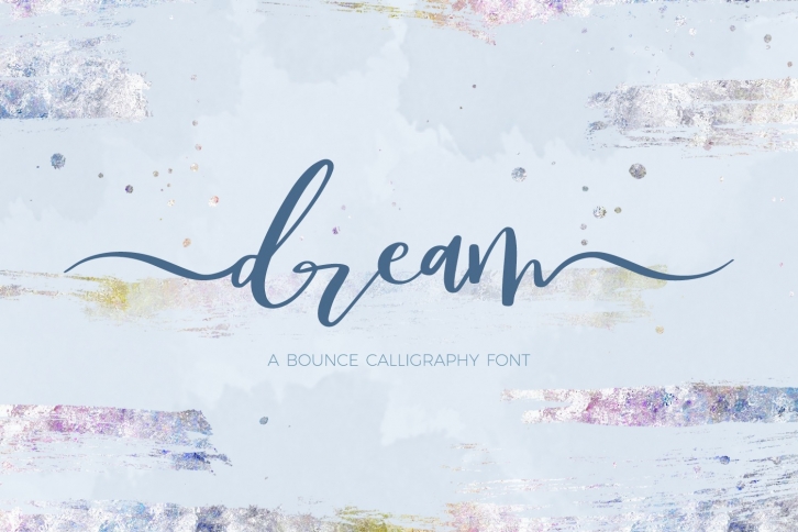 Dream Bounce Calligraphy Font Font Download