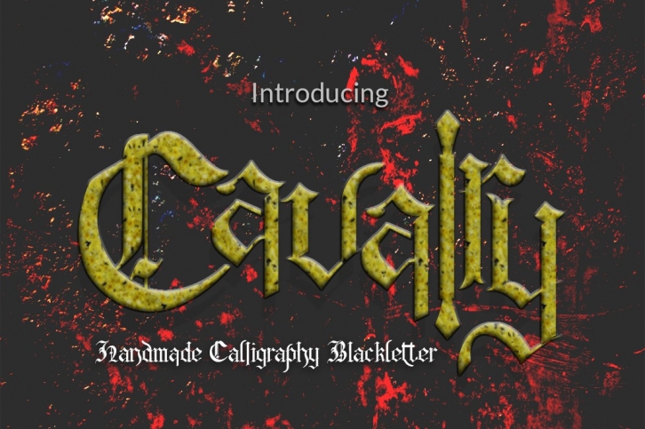 Cavalry + Bonus Vector Font Download