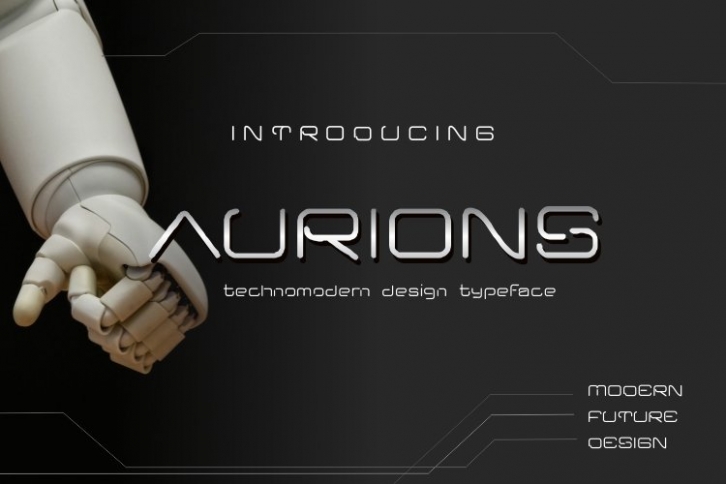 AURIONS MODERN AND TECHNO TYPEFACE Font Download