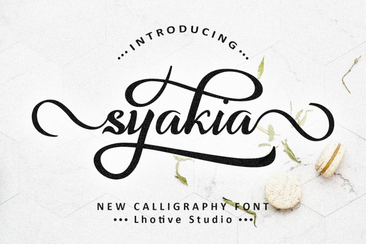 Syakia | New Calligraphy Font Font Download