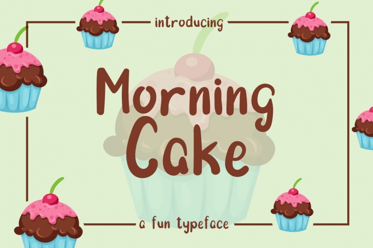 Morning Cake - Fun Font Font Download