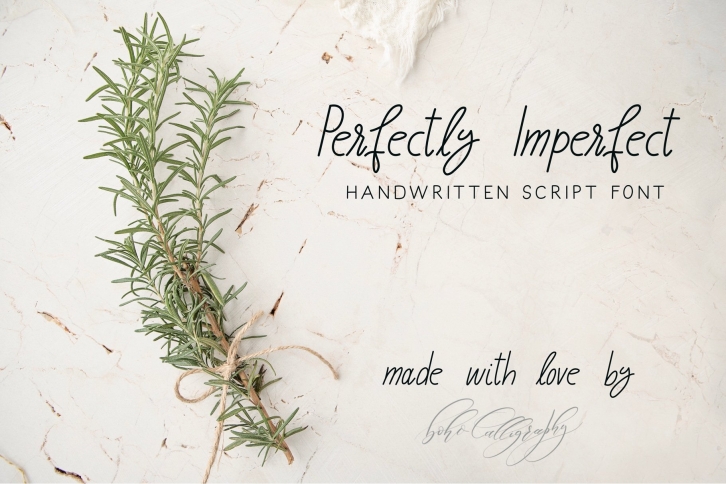 Perfectly Imperfect  Font Download